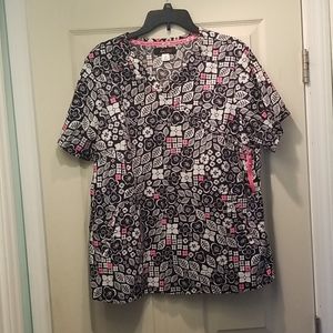 Koi scrub top